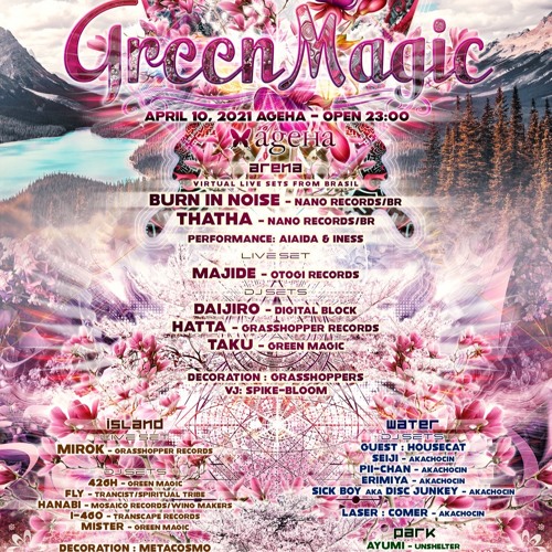 Green Magic Island Floor Closing Set @Ageha 2021.4.10