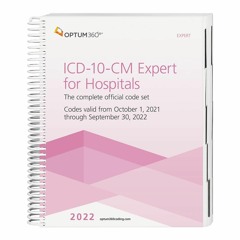E-book download ICD-10-CM Experts for Hospitals (Spiral) with Guidelines 2022
