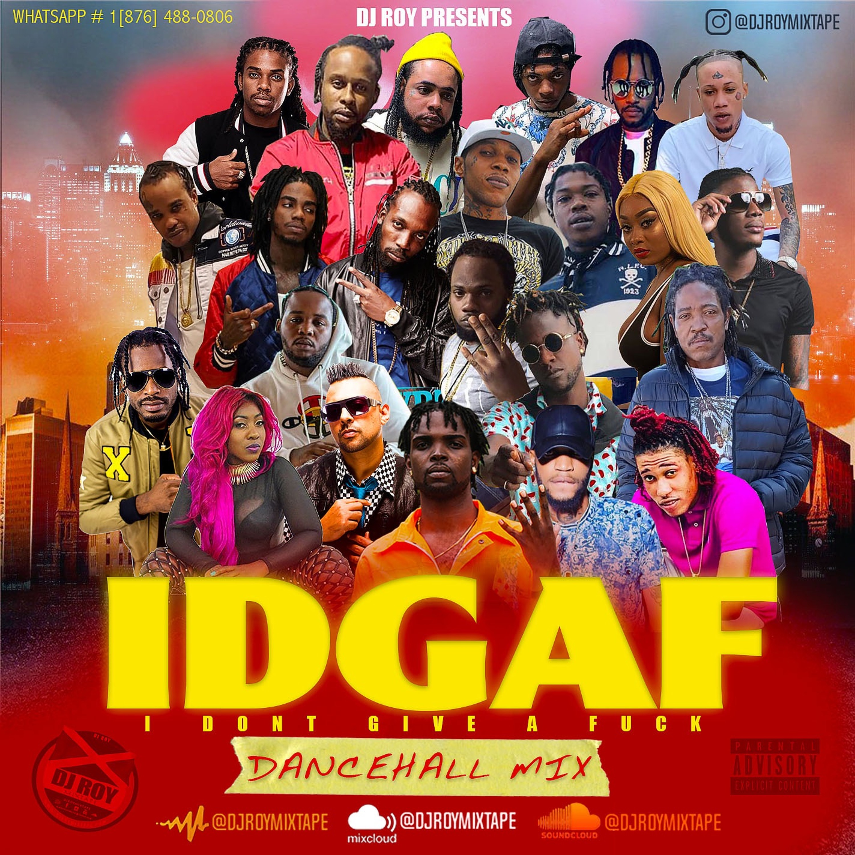 DJ ROY IDGAF DANCEHALL MIX [APRIL 2021]