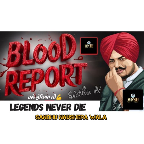 Blood Report | Sidhu Moosewala Ai SNW_Music |  KABAL SARTAJ VIRK G KHAN New Song 2024
