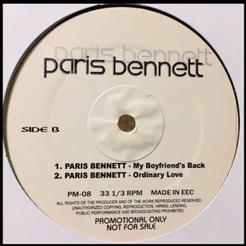 My Boyfriend's Back - Paris Bennett