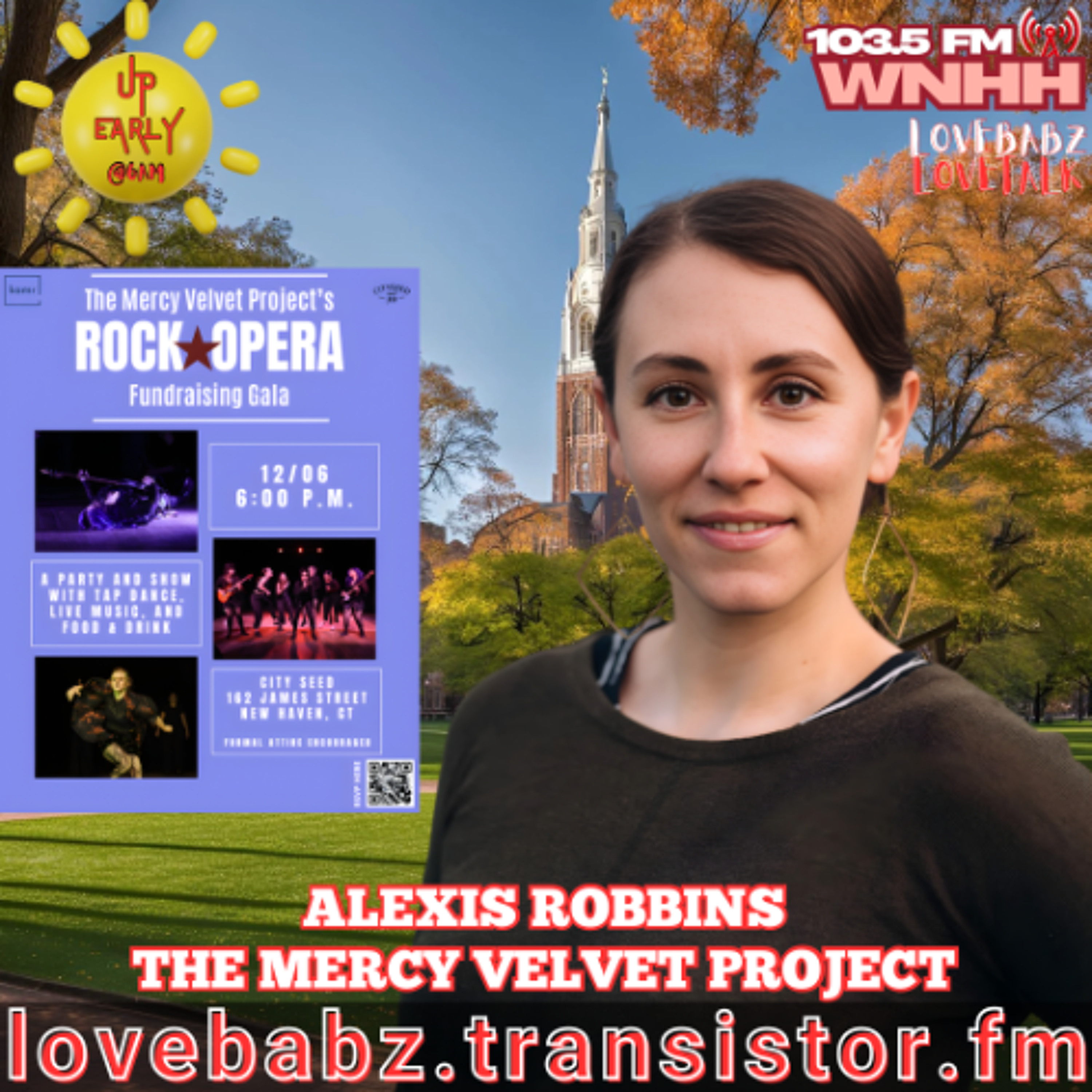 Up Early! LoveBabz LoveTalk Welcomes Alexis Robbins, The Mercy Velvet Project episode artwork