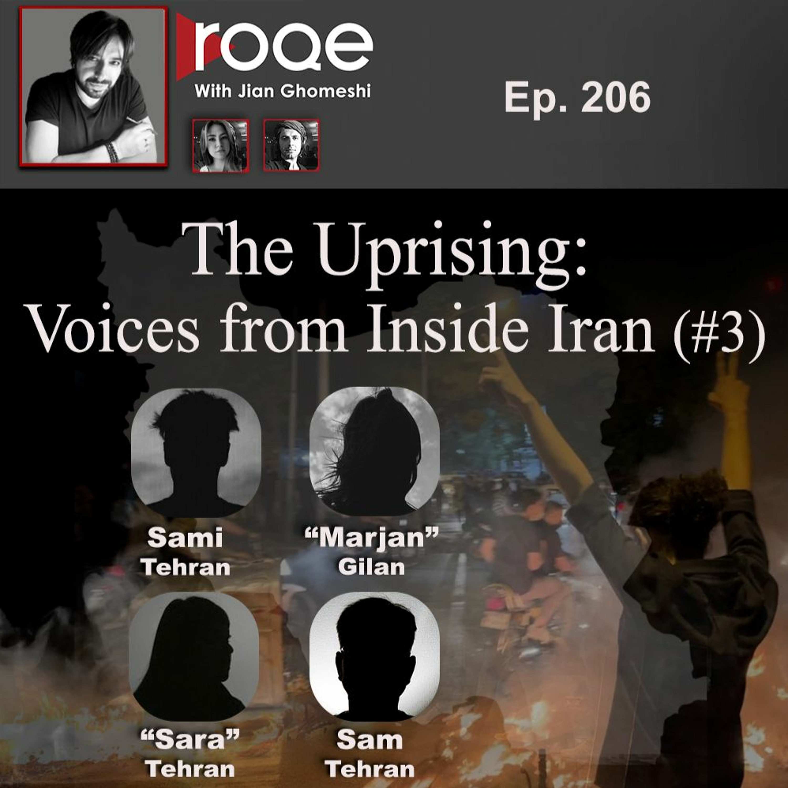 Roqe - Ep#206 – The Uprising: Hey UNICEF... Children are Being Murdered in Iran episode artwork