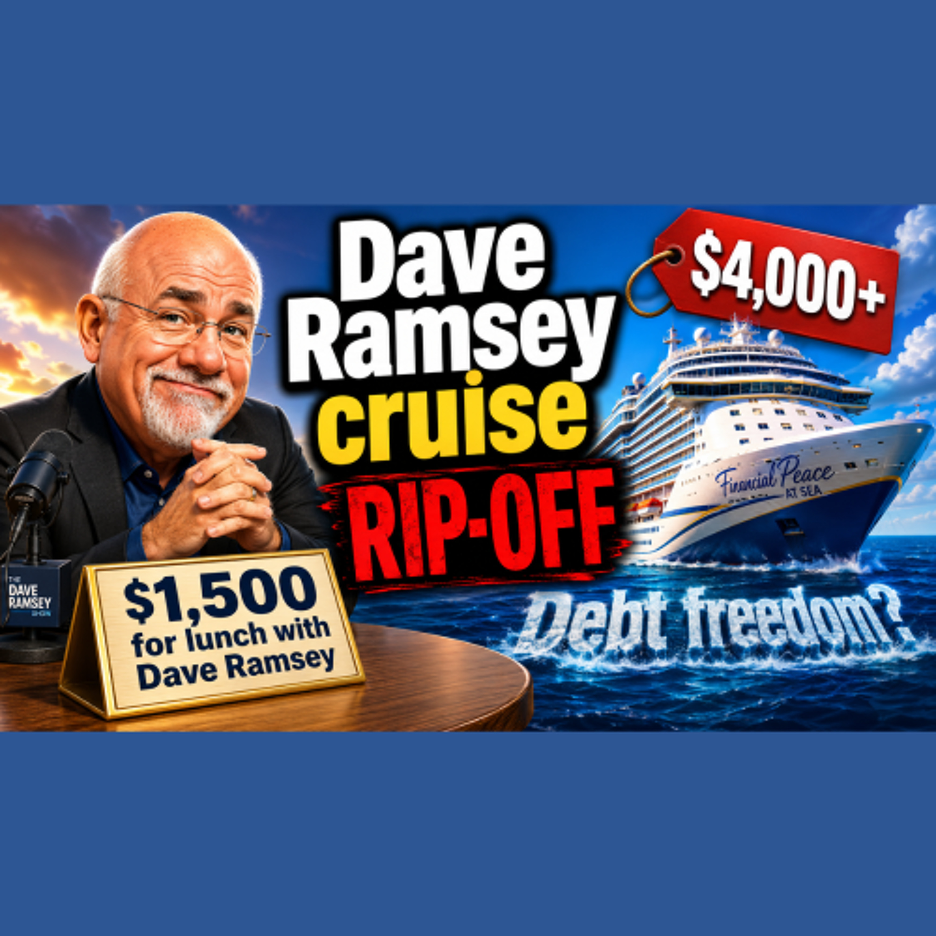 Dave Ramsey’s “Debt-Free” Cruise Costs Over $4,000...and you can pay with a Credit Card! episode artwork