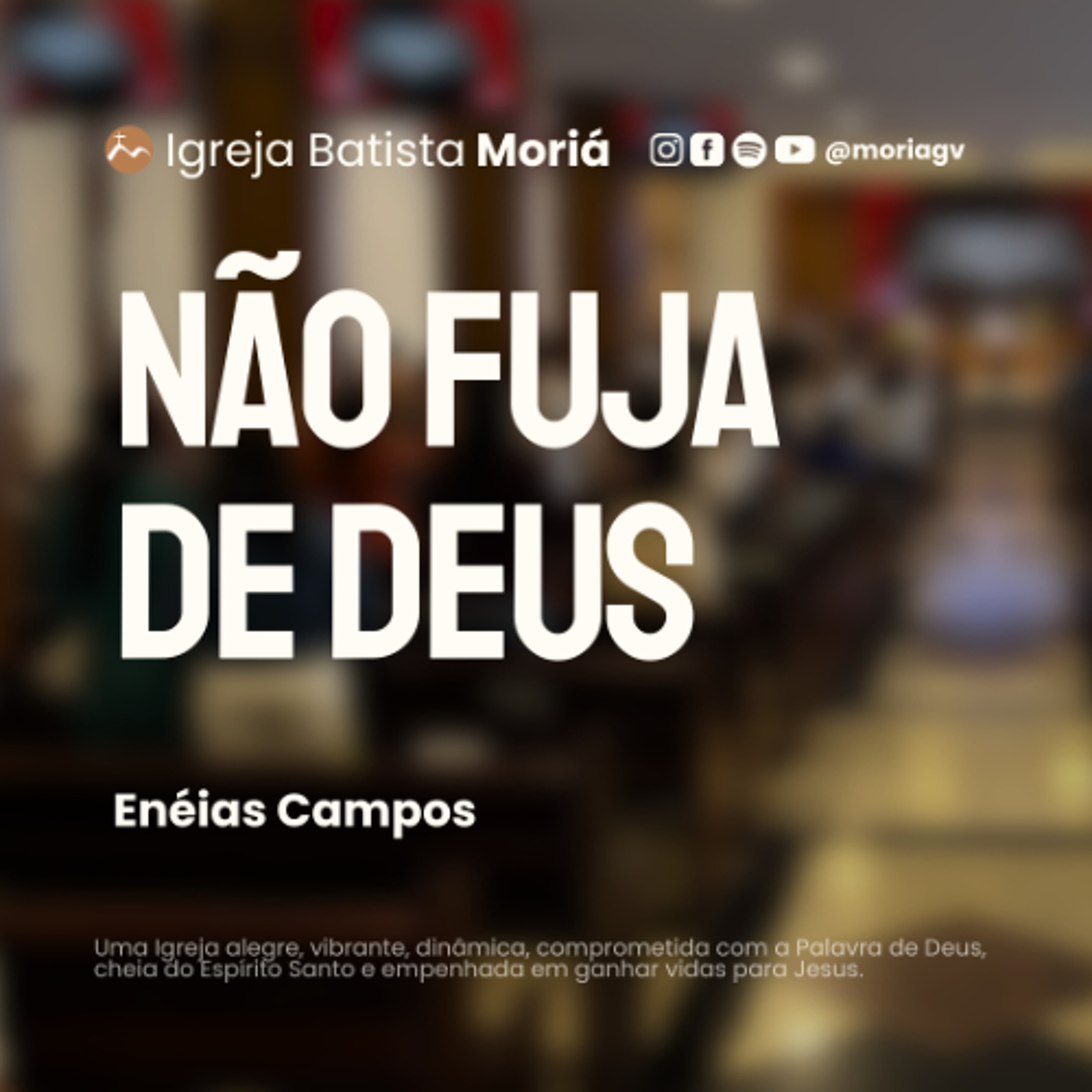 Não fuja de Deus - Enéias Campos - Culto da Vitória [01.04.2026]