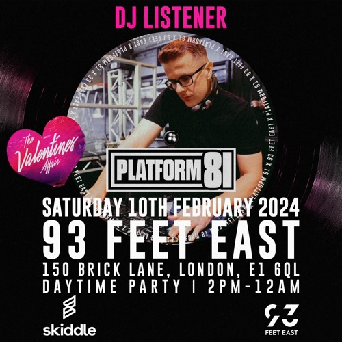 Listener - Mc Kie & Wicked (Platform 81 - Feb 24)