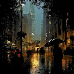 A Rainy Day In Neon City