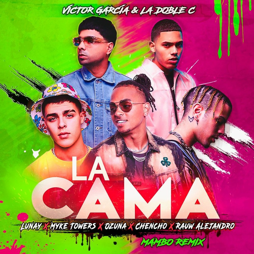 Listen to Lunay, Myke Towers, Ozuna, Chencho, Rauw Alejandro - La Cama ...