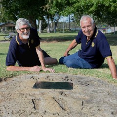Shepparton Rotary's Geoff Long about the new Shepparton time capsule