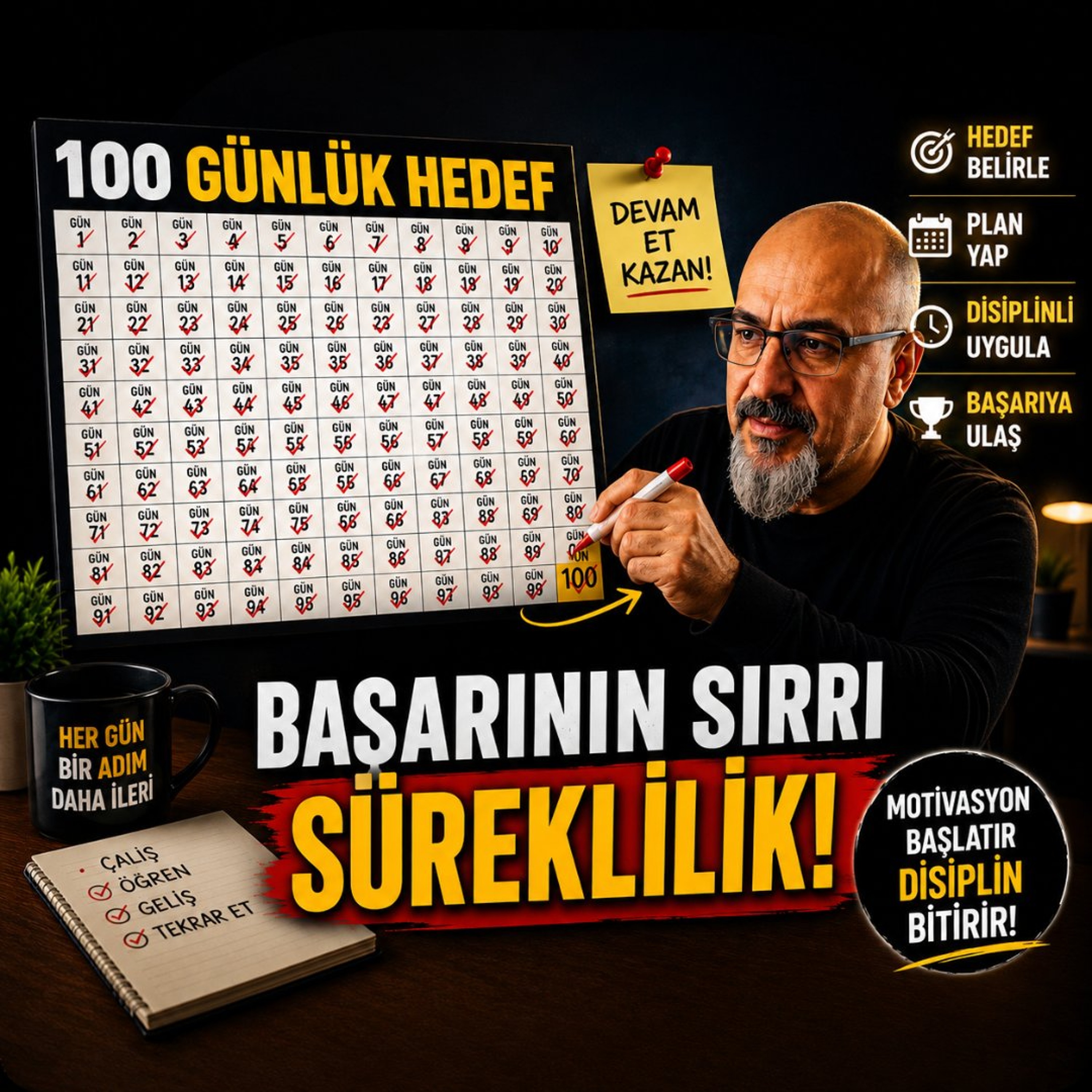 15- BAŞARI YOLCULUĞUNDA DİSİPLİN VE MOTİVASYONU KORUMA episode artwork
