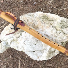 Golden Bamboo Key of Dm Native American Style Flute