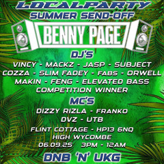 Local Party Summer Send Off Competition Entry