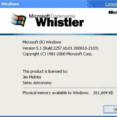 Windows Whistler Build 2250 Serial Key Keygen