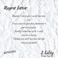 Regret Letter💔