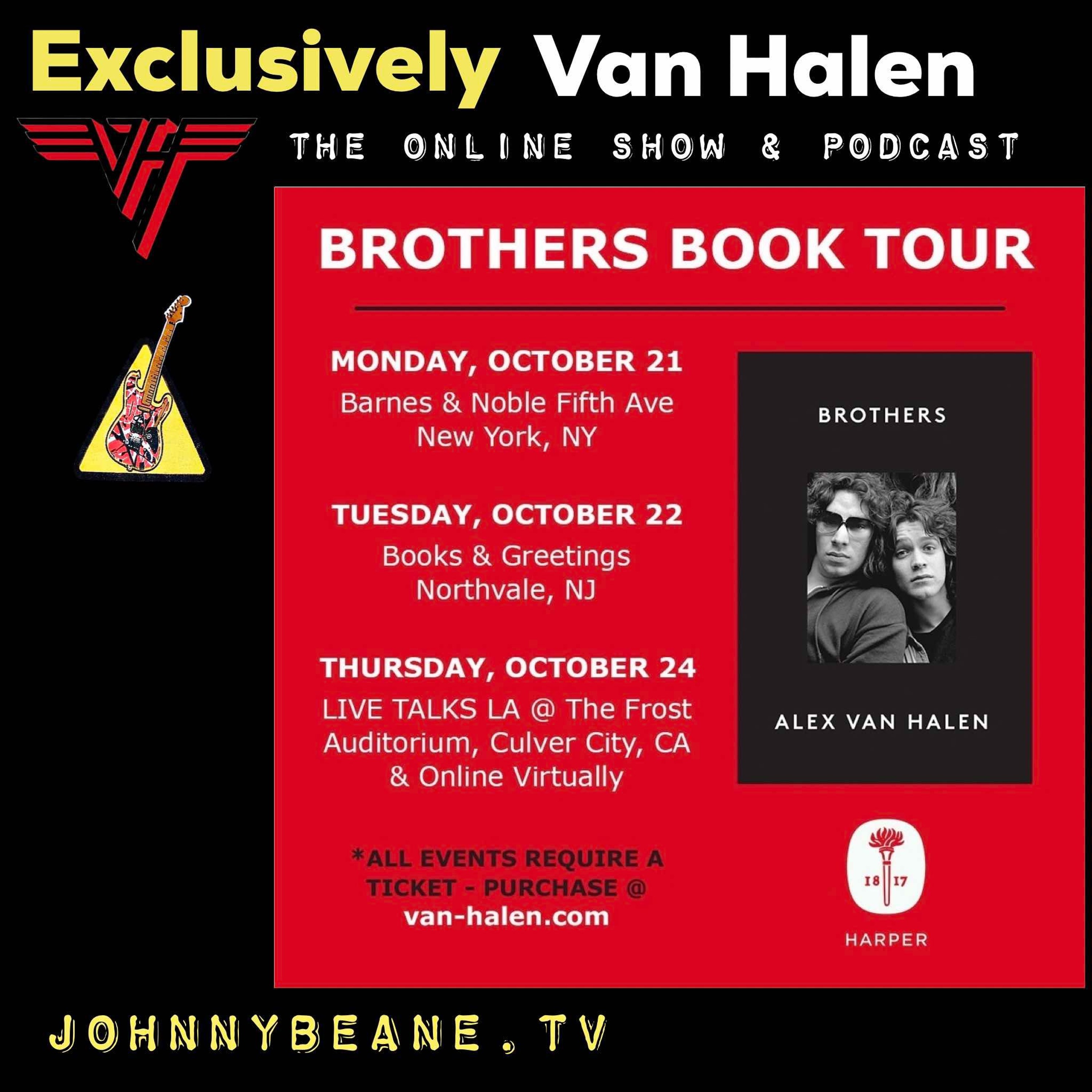 Exclusively Van Halen NEWS: Alex Van Halen Book Tour! LIVE! 9/12/24 episode artwork