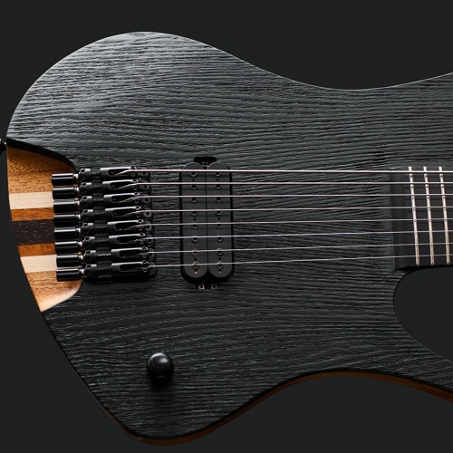 Burvin guitars 024 THREE AXES headless prototype