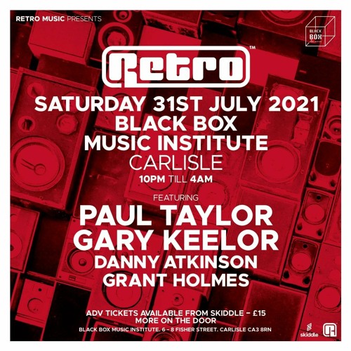 Gary Keelor - Retro at Black Box Music Institution - Carlisle (31-7-2021)