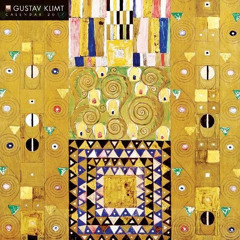 [Download] EPUB 📪 Gustav Klimt 2017 12 x 12 Inch Square Flame Tree with Glitter Floc