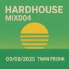 HardHouse MIX004 DJ mix artwork - Electronic music tracklist cover image