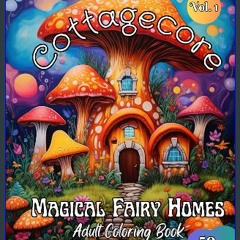 [READ] ⚡ Cottagecore Magical Fairy Homes Coloring Book for Adults: 50 Pages of Cozy and Whimsical