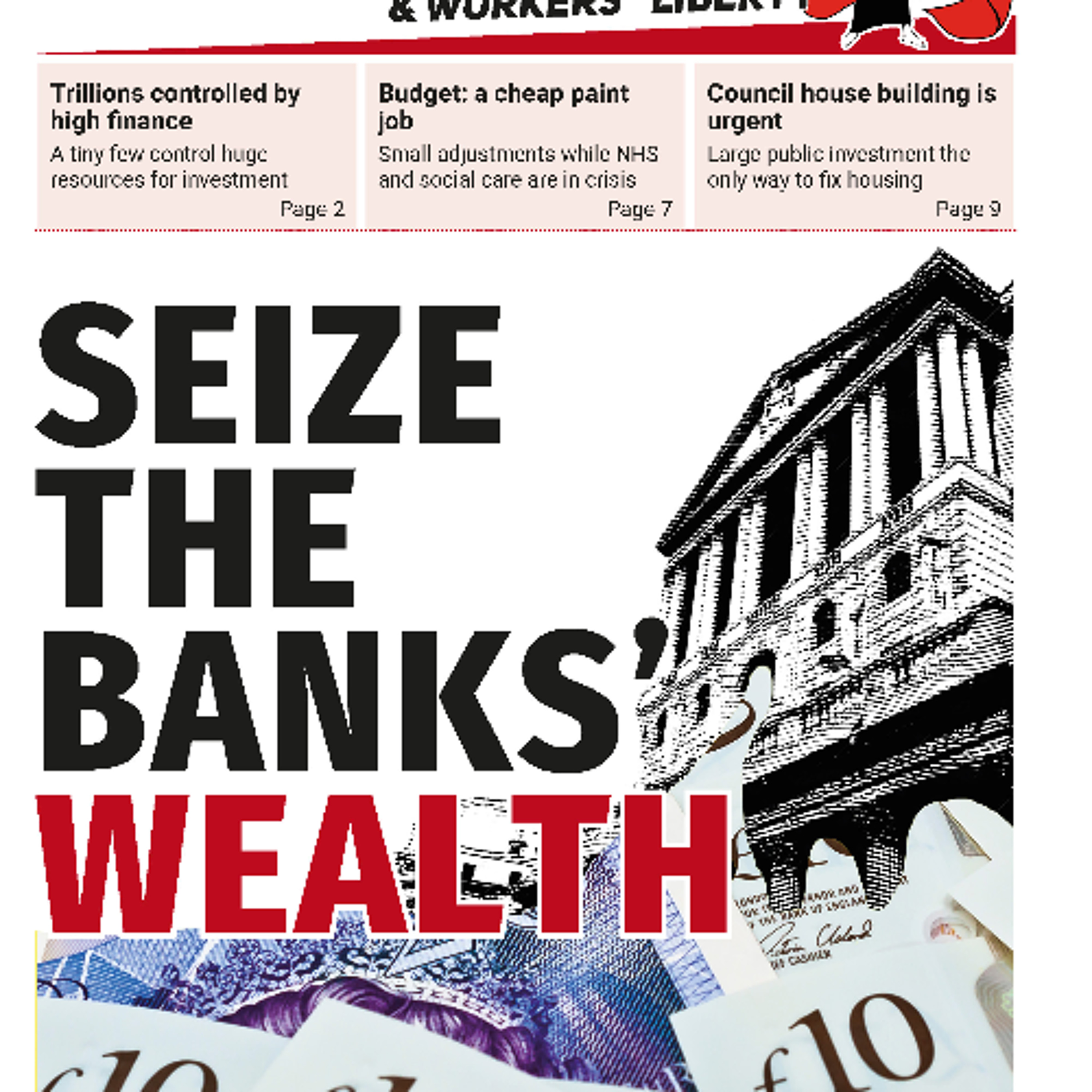 757 — Seize the banks' wealth! | No to Trump attack on Venezuela! | High finance, budget, council housing, industrial, more