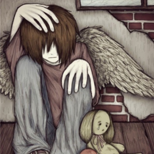 Even angels break… not from the fall, but from the weight of carrying too much pain in silence