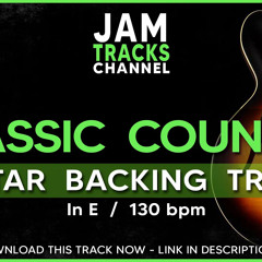 Classic Country Guitar Backing Track - Jam Track in E 130bpm