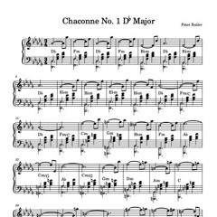 Chaconne No. 1 Db Major 221201