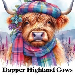 READ [PDF] 📕 Dapper Highland Cows - Adult Coloring Book Pdf Ebook