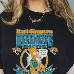 Best Nfl Jacksonville Jaguars Bart Simpson Defensive Dude Run It My Way Man Logo Shirt