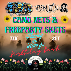 Camo Nets & Freeparty Skets - Tek set for T & Harry’s Birthday bash - Genesis Vibration 6/10/21