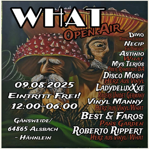 Best&Faros @ WHAT-OPEN AIR | Alsbach-Hähnlein | 09.08.2025