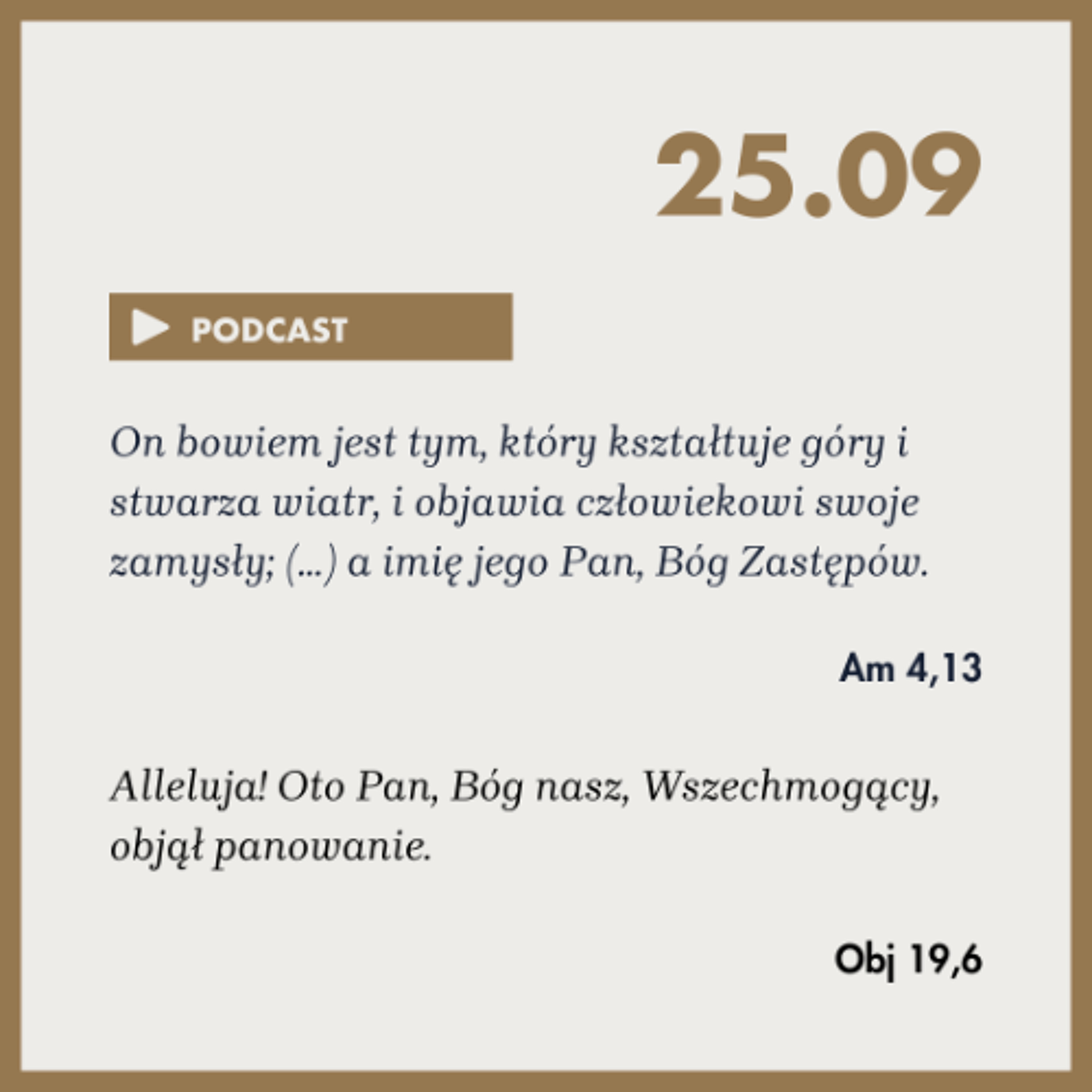 Poranek ze Słowem na 25 września 2025 episode artwork
