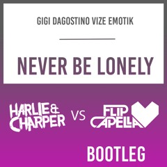 Gigi D' Agostino X Vize X Emotik - Never Be Lonely (Harlie & Charper X Flip Capella Booty)