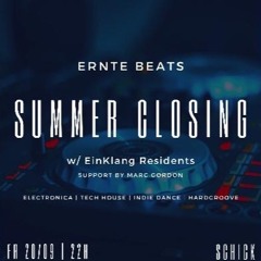 Marc Gordon @ Schick - Ernte Beats Summer Closing 2024