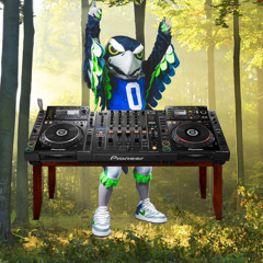 Flying bass bird