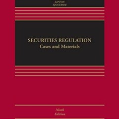 ( SAIEw ) Securities Regulation: Cases and Materials (Aspen Casebook Series) by  James D. Cox,Robert
