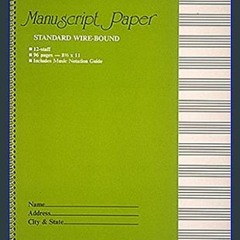 #^D.O.W.N.L.O.A.D 🌟 Standard Wirebound Manuscript Paper (Green Cover)     Spiral-bound – February
