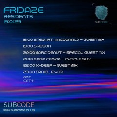 Stewart Macdonald - Subcode Radio Guest Mix 13-01-2023