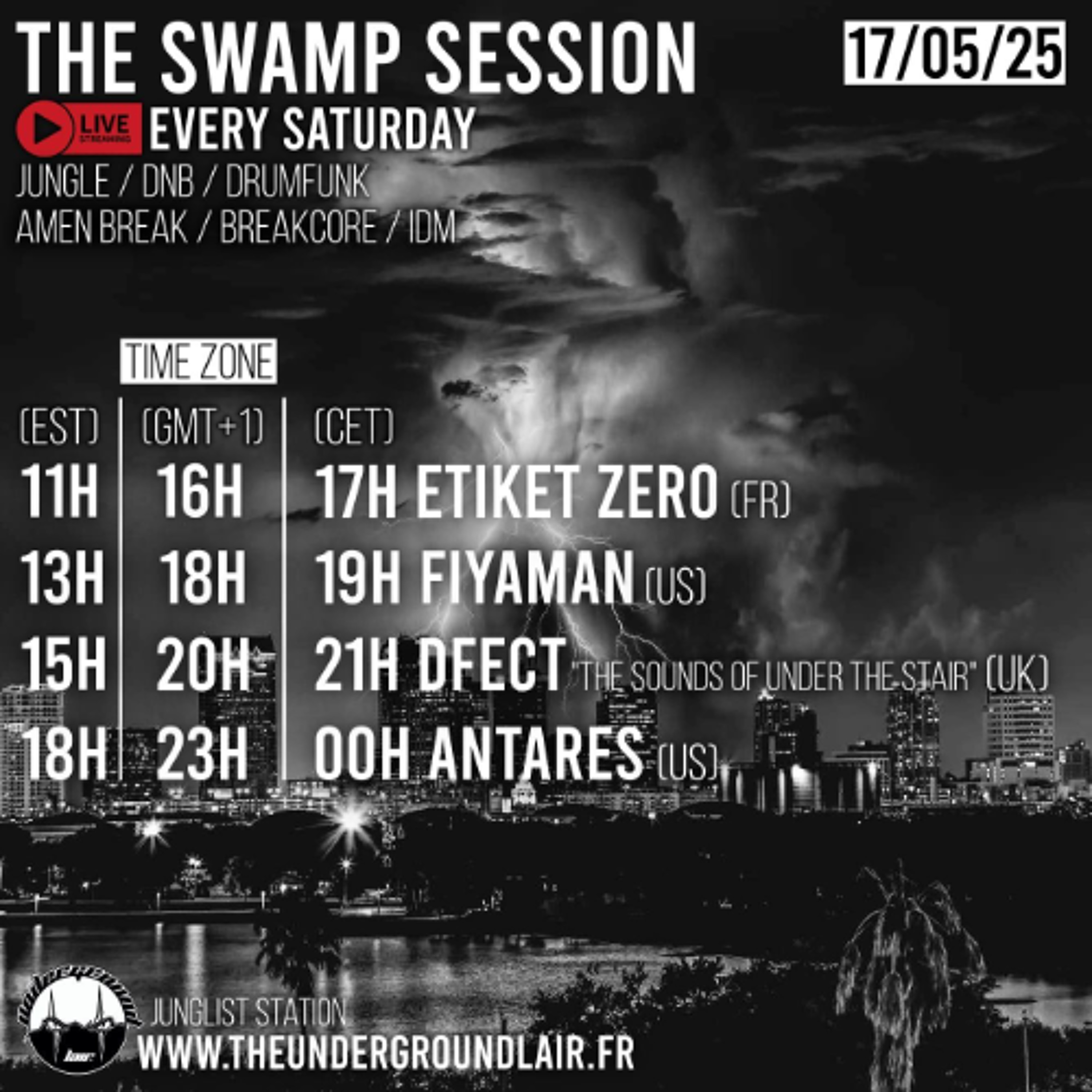 Antares - LIVE on The Underground Lair - The Swamp Session - 17.5.25 episode artwork