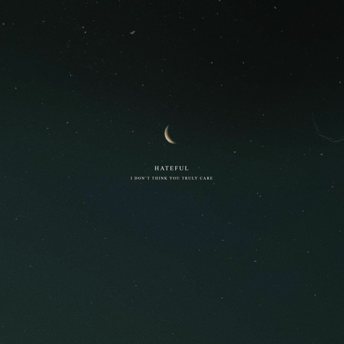 hateful - i don't think you truly care