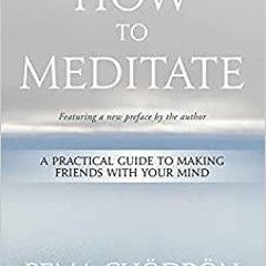 PDFDownload~ How to Meditate: A Practical Guide to Making Friends with Your Mind