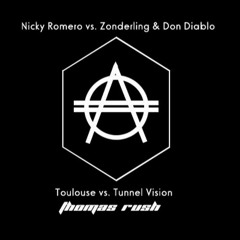 Nicky Romero Vs. Zonderling & Don Diablo - Toulouse Vs. Tunnel Vision (Thomas Rush Mashup)