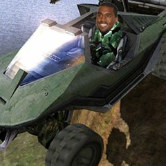 Kanye West Rides A Warthog To Victory