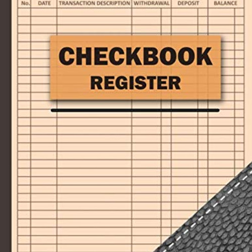 Get EPUB 📫 Checkbook Register: checkbook transaction register for Small Business & P