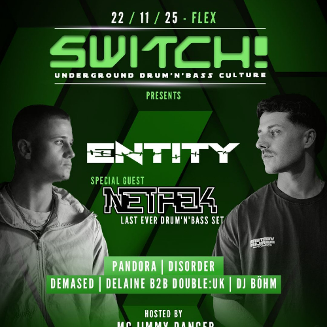Stream Entity @ SWITCH 22/11/25 [TRACKLIST INCLUDED] by Entity | Listen ...