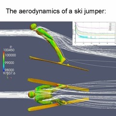 the aerodynamics of a ski jumper