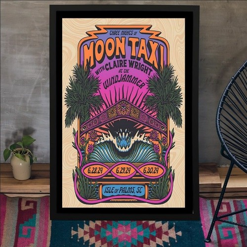 Stream Moon Taxi June 28th30th 2024 The Windjammer Poster by Hoolatee