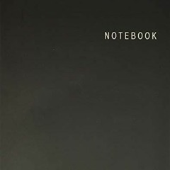 Epub Notebook: Unlined Notebook - Large (8.5 x 11 inches) - 100 Pages - Black Cover