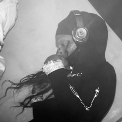 All white, black truck